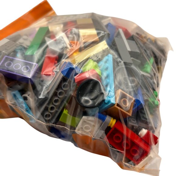 Bulk Lot Of 27 Oz Mixed LEGO Building Bricks & Pieces Assorted Colors In Ziplock - Picture 3 of 5